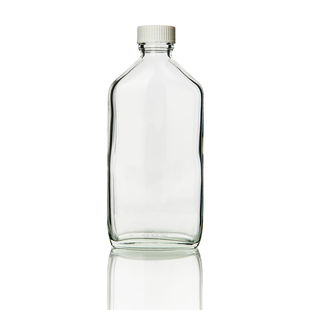Bottle, 100ml Med Flat - Winechek