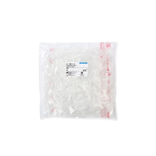 Pipette tips Clear 1000µl 250 pk